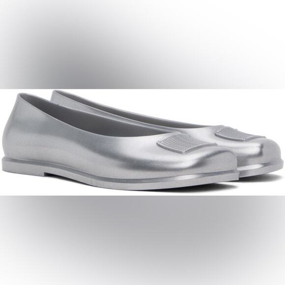 Marc Jacobs Silver flats 39 - Picture 9 of 9
